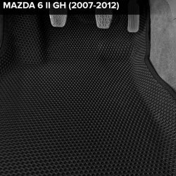 3D коврики EVA с бортами Mazda 6 II GH седан, лифтбек, универсал (2007-2012)