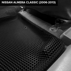 3D коврики EVA с бортами Nissan Almera Classic (2006-2013)
