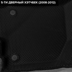 3D коврики EVA с бортами Volkswagen Golf VI хетчбек 5D (2008-2012)