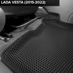 3D коврики EVA с бортами Lada Vesta седан, универсал (2015-2022)