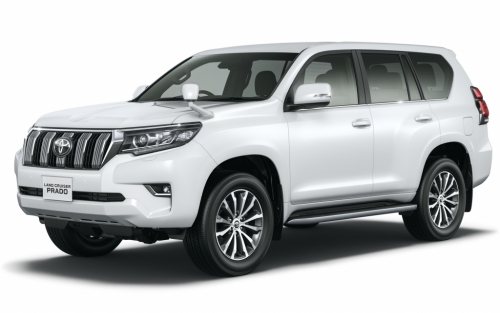 2D коврики EVA в салон и багажник  на Toyota Land Cruiser Prado 150 рестайлинг 2 (2017-н.в.)