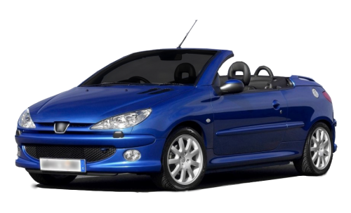 2D коврики EVA в салон и багажник  на Peugeot 206 СС кабриолет (1998-2012)