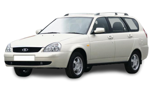 2D коврики EVA в салон и багажник  на Lada Priora универсал (2007-2018)