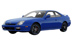 2D коврики EVA в салон и багажник на Honda Prelude V, правый руль (1996-2001)
