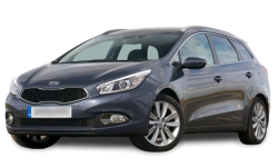 2D коврики EVA в салон и багажник  на Kia Ceed II (JD) универсал (2012-2018)