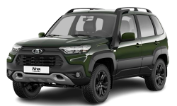 2D коврики EVA в салон и багажник  на Lada Niva Travel (2020-н.в.)