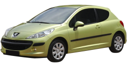 2D коврики EVA в салон  на Peugeot 207 хэтчбек 3D (2006-2015)